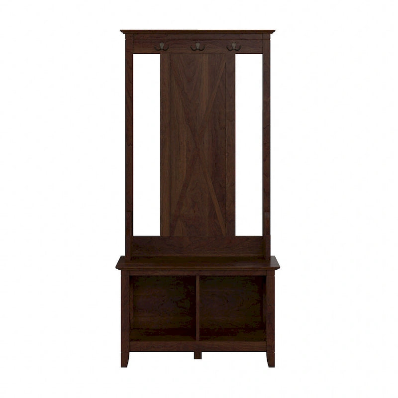 Meuble d'entrée avec banc de rangement pour chaussures