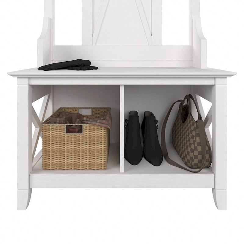 Meuble d'entrée avec banc de rangement pour chaussures