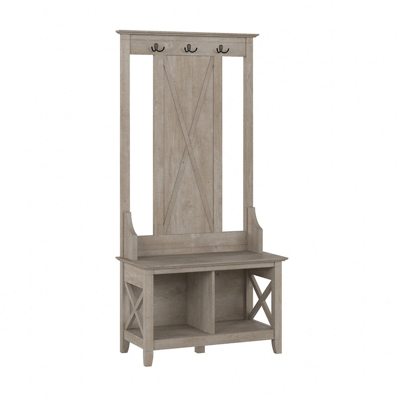 Meuble d'entrée avec banc de rangement pour chaussures