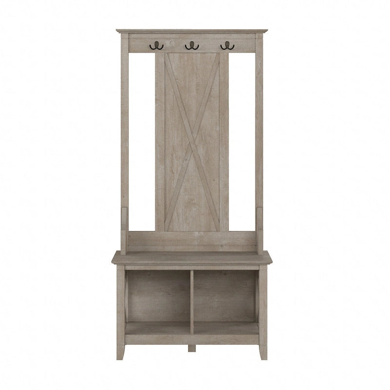 Meuble d'entrée avec banc de rangement pour chaussures