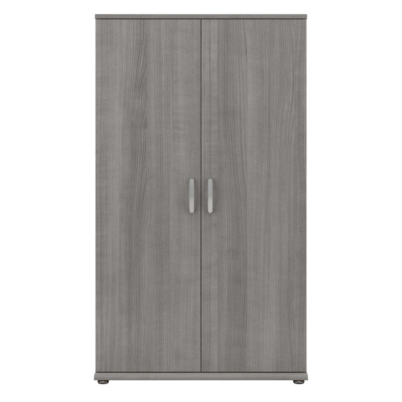 Armoire de rangement haute avec portes et étagères