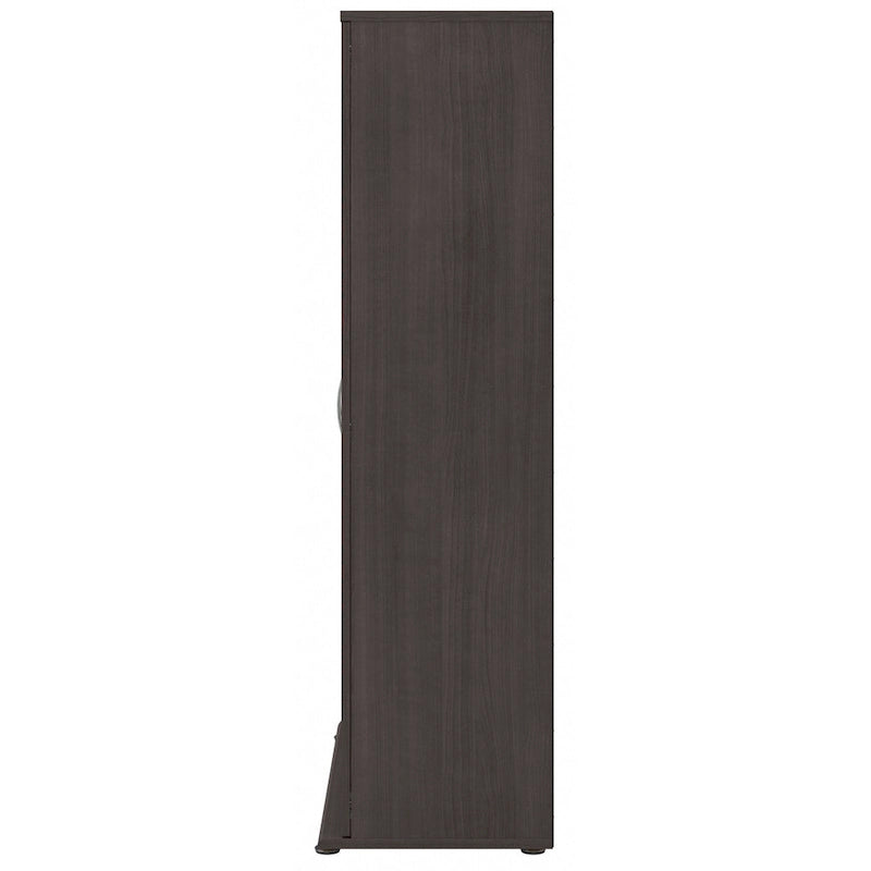 Armoire de rangement haute avec portes et étagères