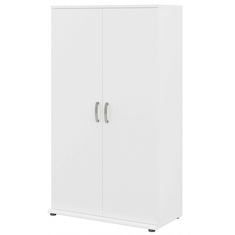 Armoire de rangement haute avec portes et étagères