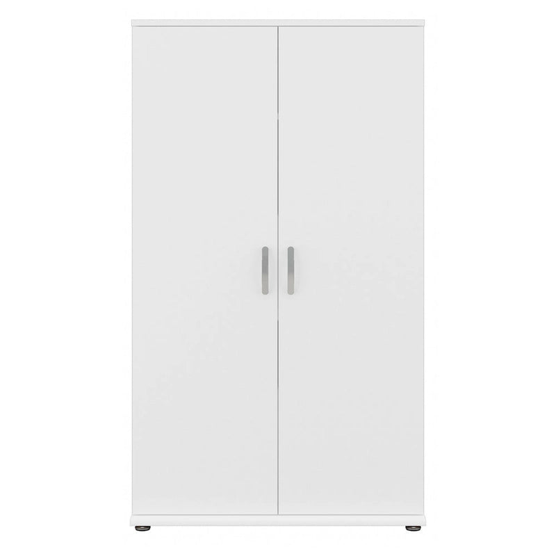 Armoire de rangement haute avec portes et étagères