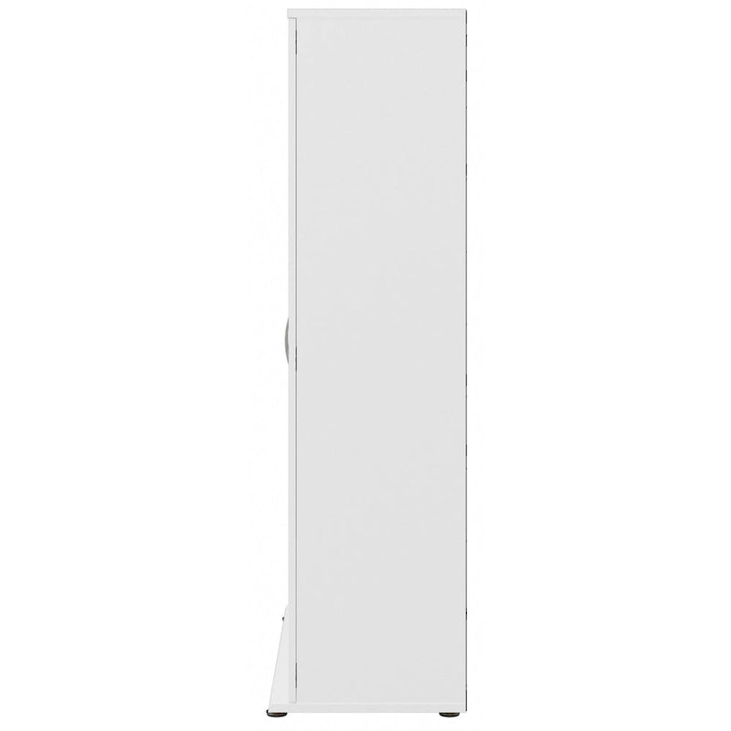 Armoire de rangement haute avec portes et étagères