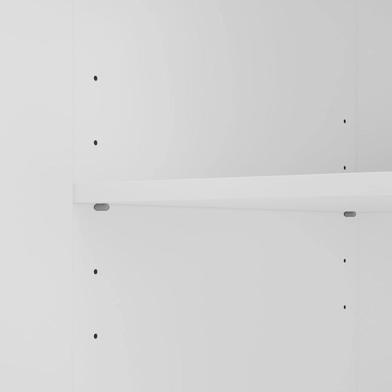 Armoire de rangement haute avec portes et étagères