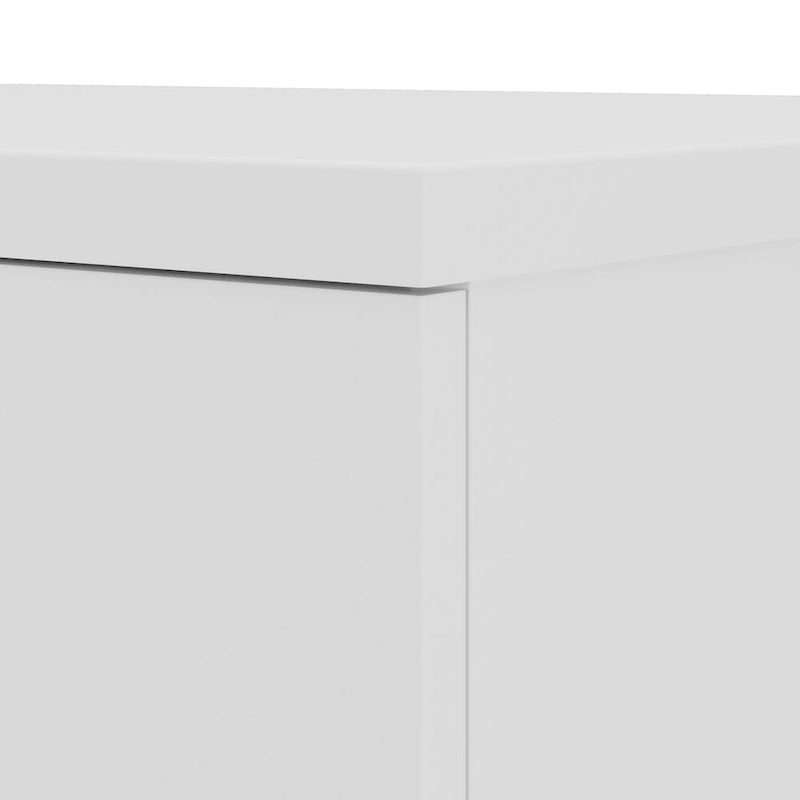 Armoire de rangement haute avec portes et étagères