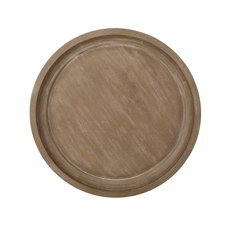 Table d'appoint ronde de style champêtre français