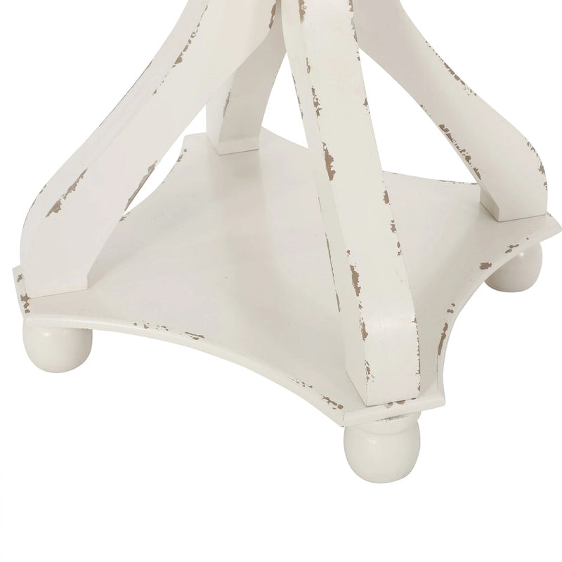 Table d'appoint ronde de style champêtre français