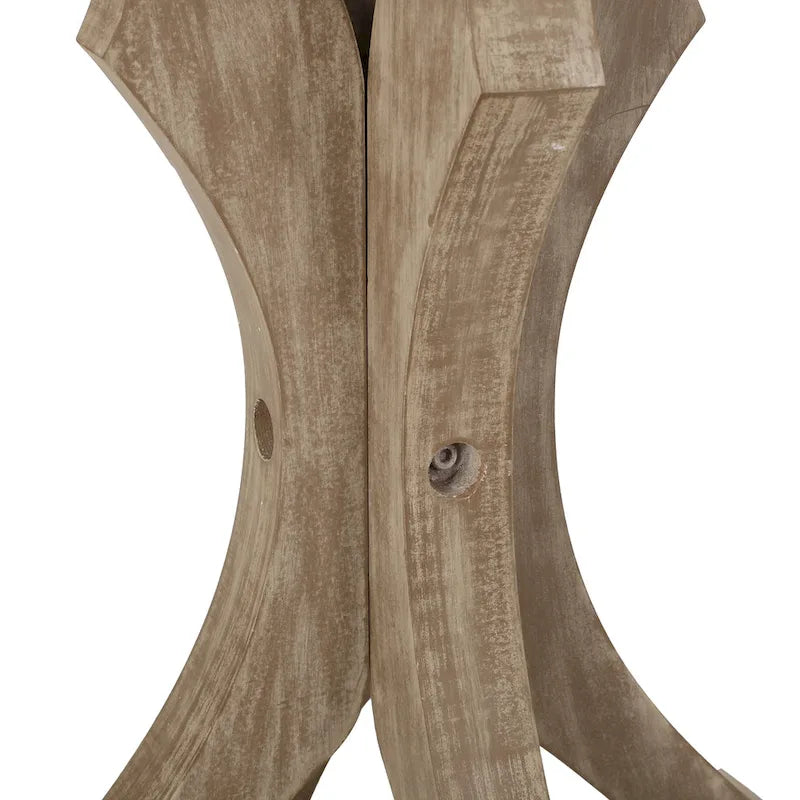 Table d'appoint ronde de style champêtre français