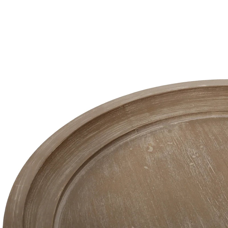 Table d'appoint ronde de style champêtre français