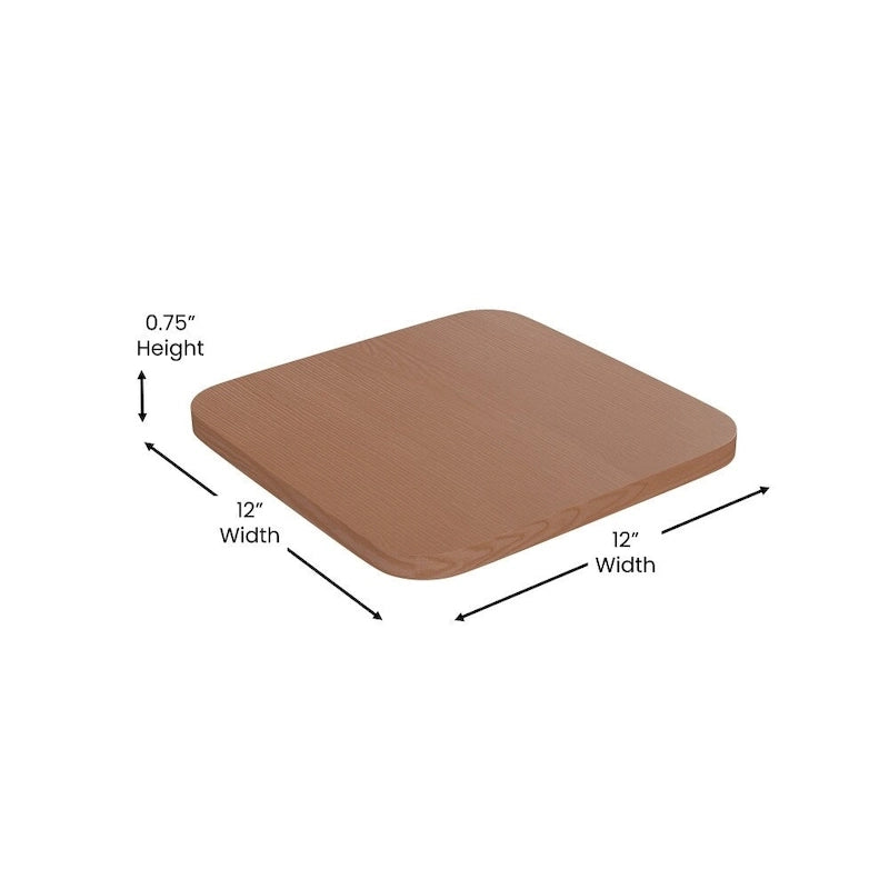 Tabouret de bar sans dossier intérieur/extérieur avec assise en résine de polyéthylène