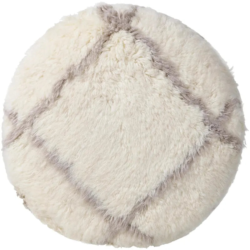 Tabouret bohème en peluche