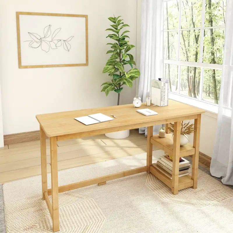 Computer Desk with Shelves