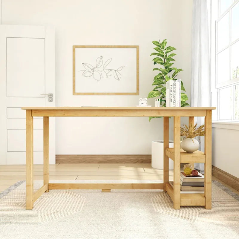 Computer Desk with Shelves