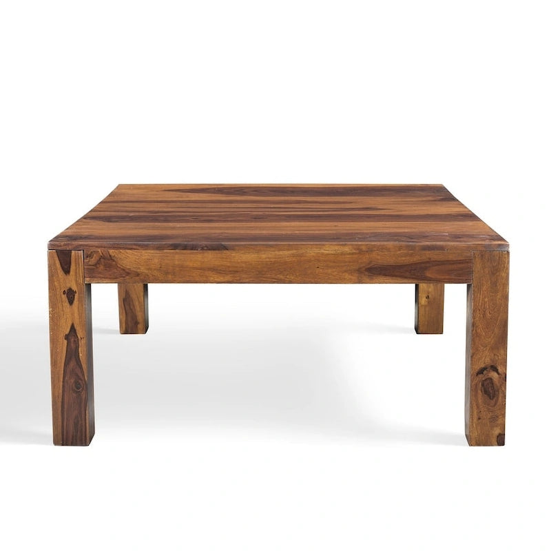 Table basse carrée basse cube faite à la main - 15,75 x 35,5 x 35,5