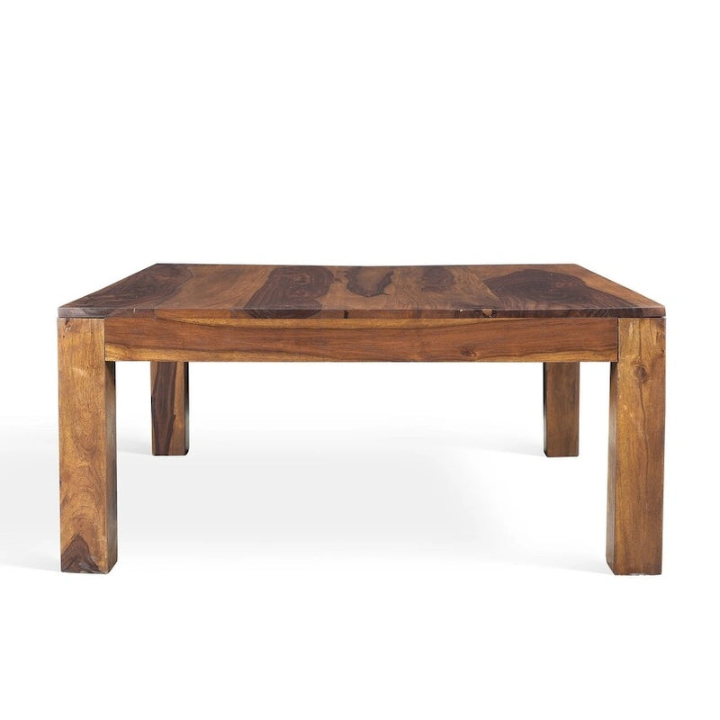 Table basse carrée basse cube faite à la main - 15,75 x 35,5 x 35,5