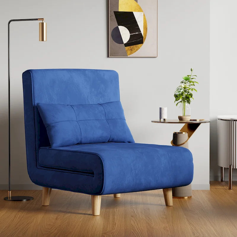Fauteuil-lit convertible 3-en-1 avec oreiller