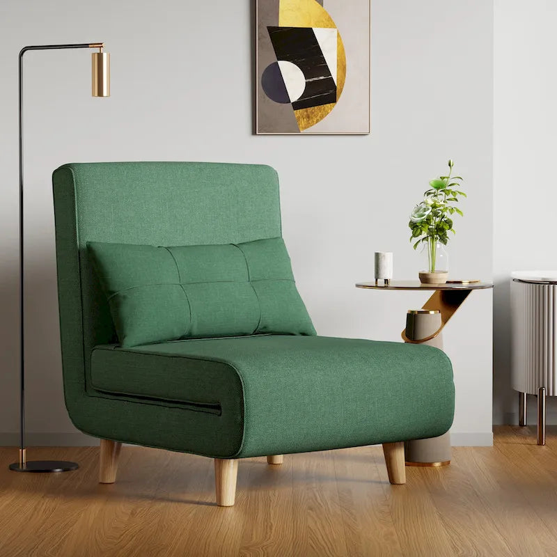 Fauteuil-lit convertible 3-en-1 avec oreiller