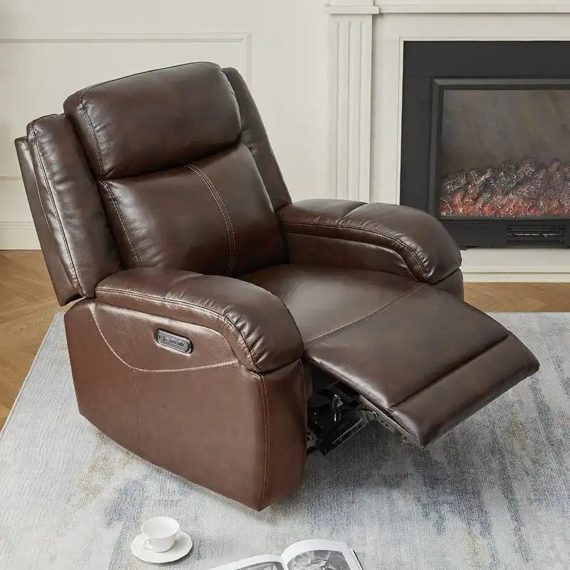 Power Recliner Chair with Power Headrest & Charging Ports