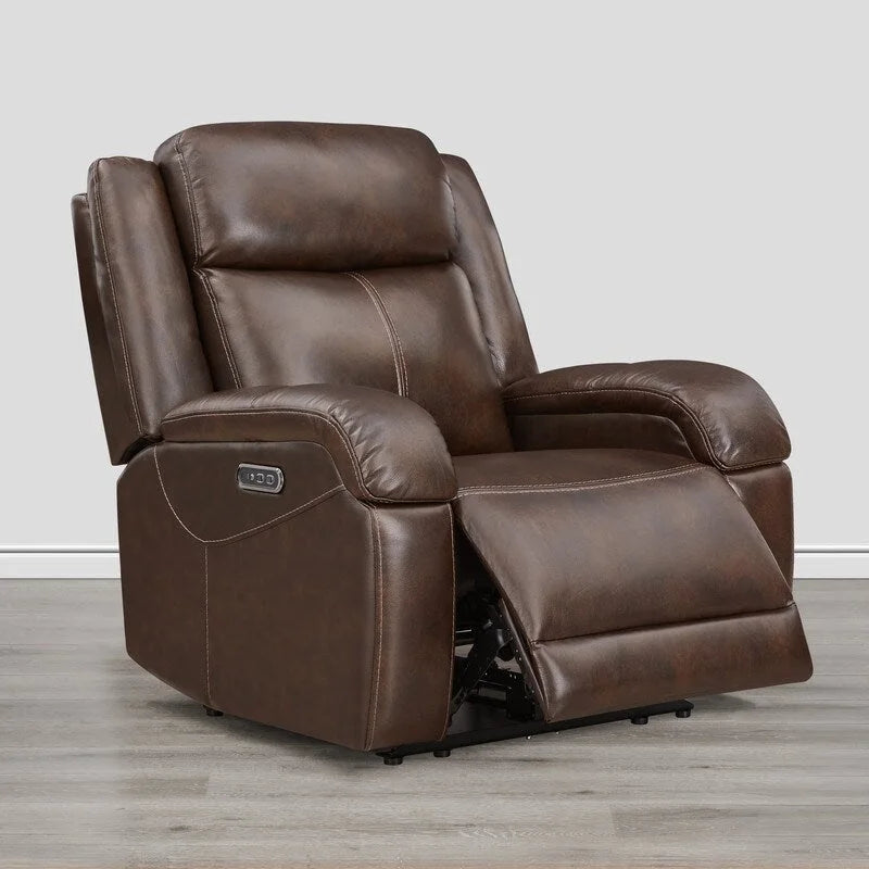 Fauteuil inclinable électrique avec appui-tête électrique et ports de chargement
