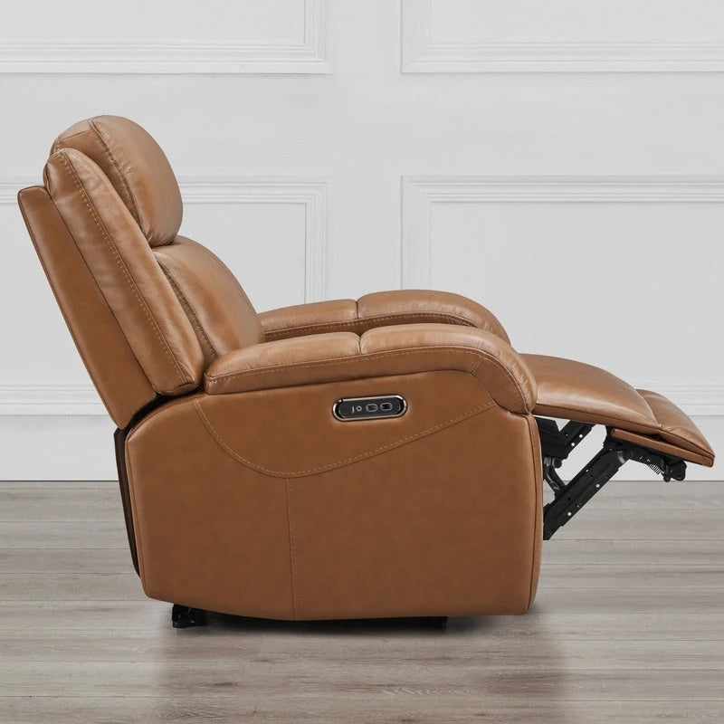 Fauteuil inclinable électrique avec appui-tête électrique et ports de chargement