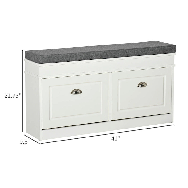Banc porte-chaussures moderne pour entrée