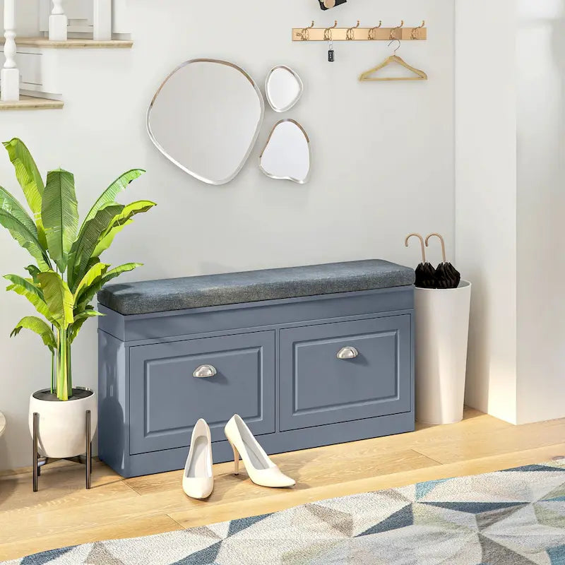 Banc porte-chaussures moderne pour entrée