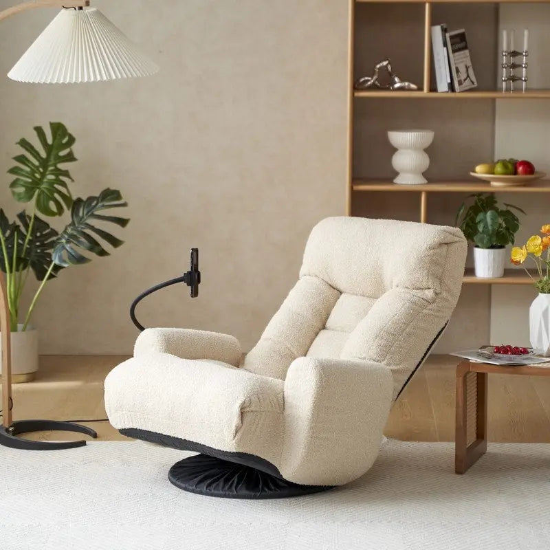 Chaise de jeu pivotante ergonomique inclinable