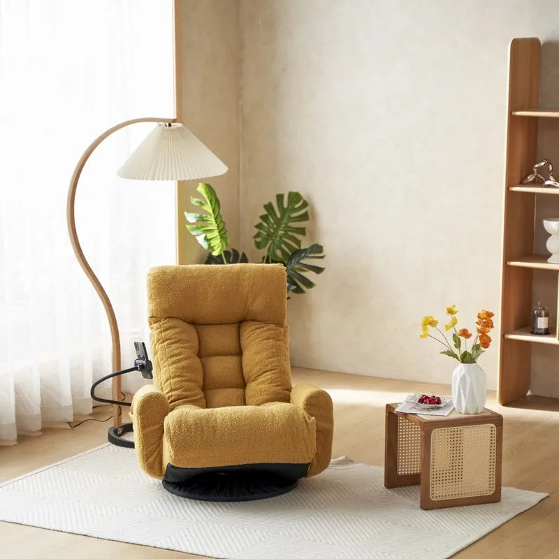Chaise de jeu pivotante ergonomique inclinable
