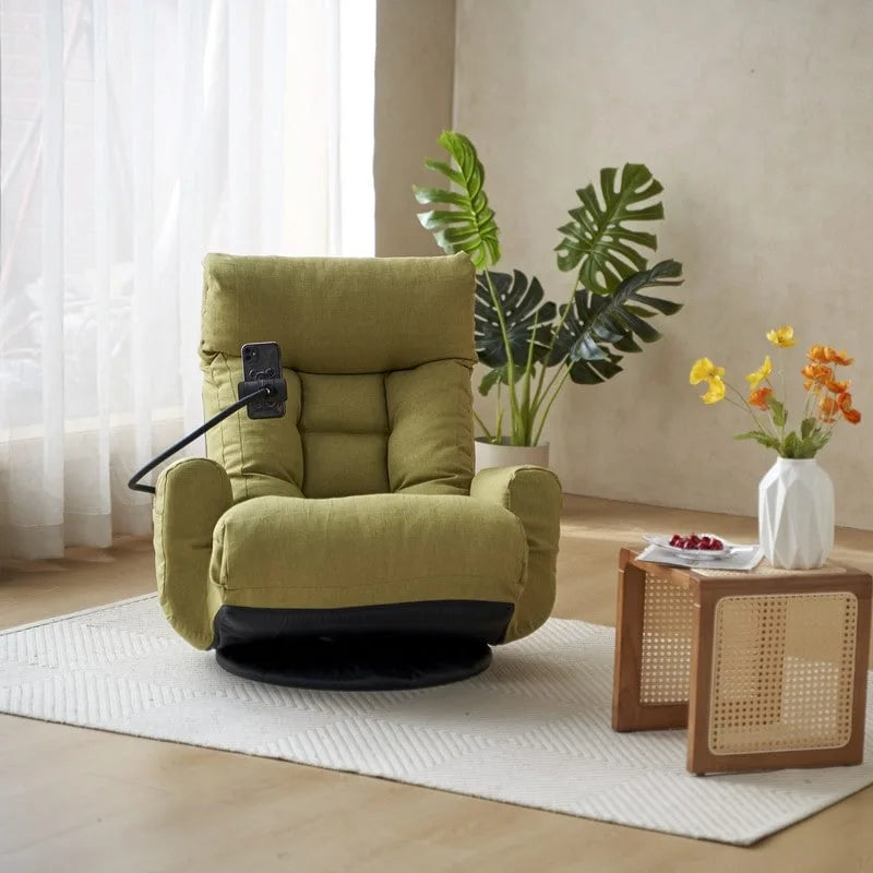 Chaise de jeu pivotante ergonomique inclinable