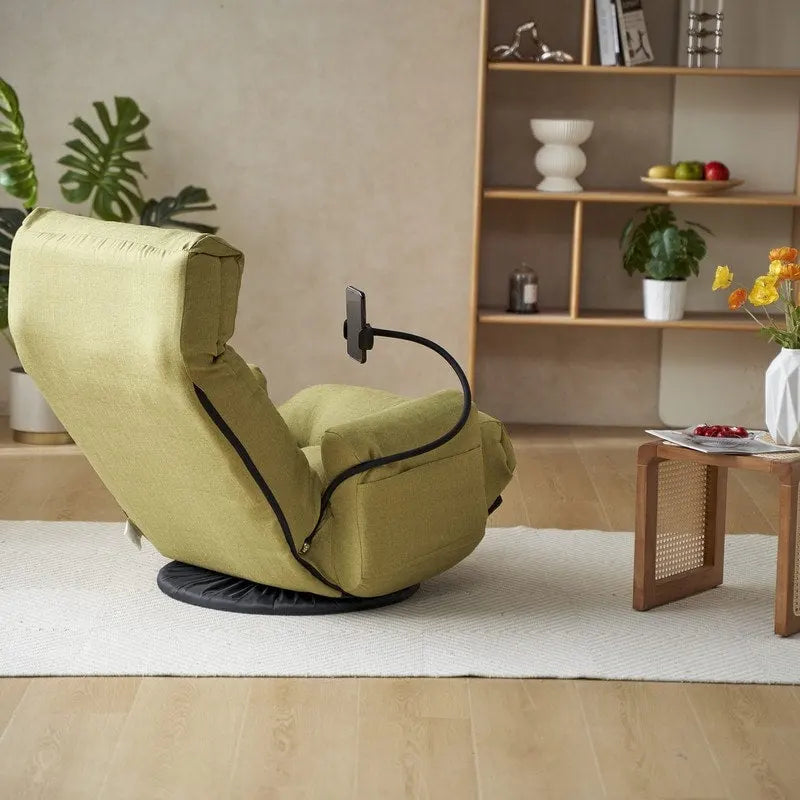 Chaise de jeu pivotante ergonomique inclinable
