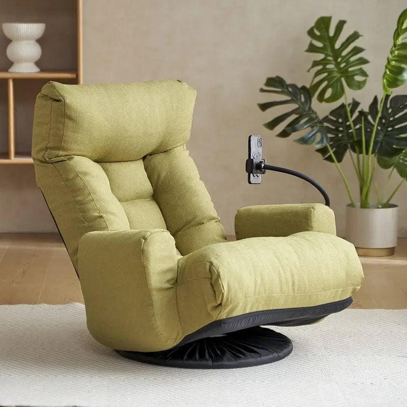 Chaise de jeu pivotante ergonomique inclinable