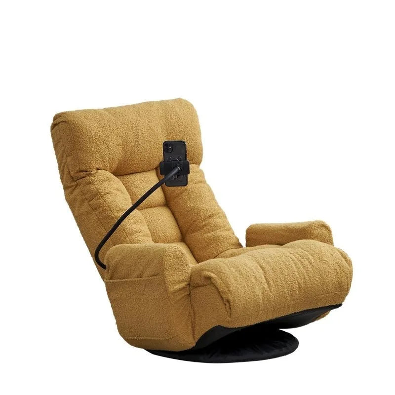 Chaise de jeu pivotante ergonomique inclinable