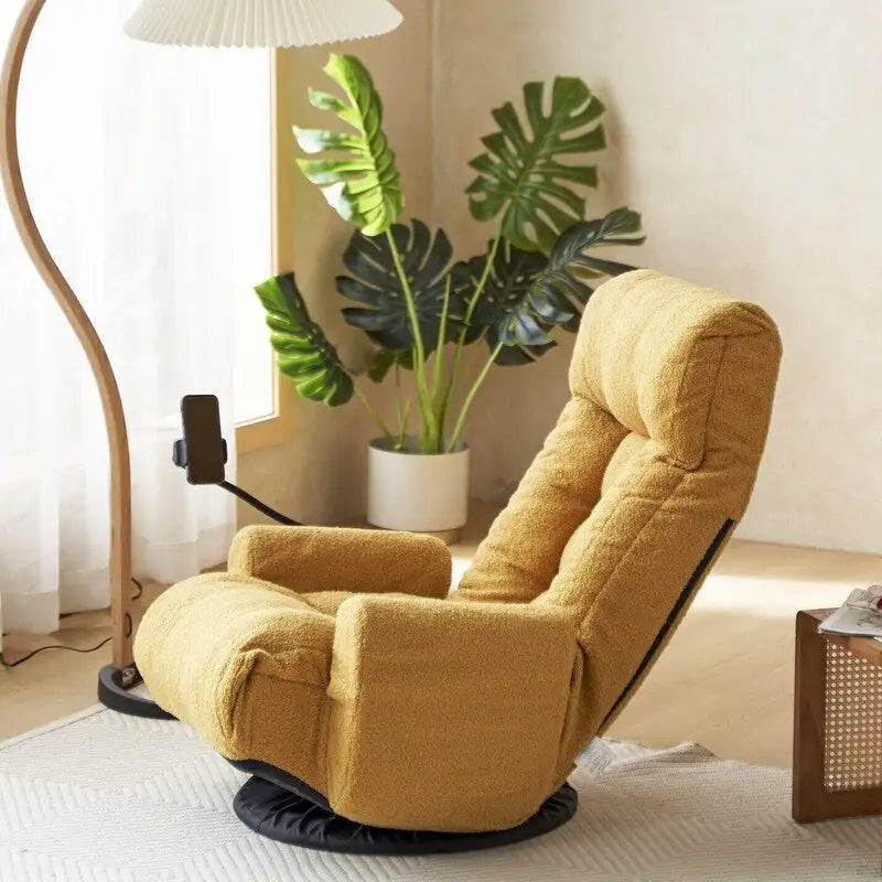 Chaise de jeu pivotante ergonomique inclinable