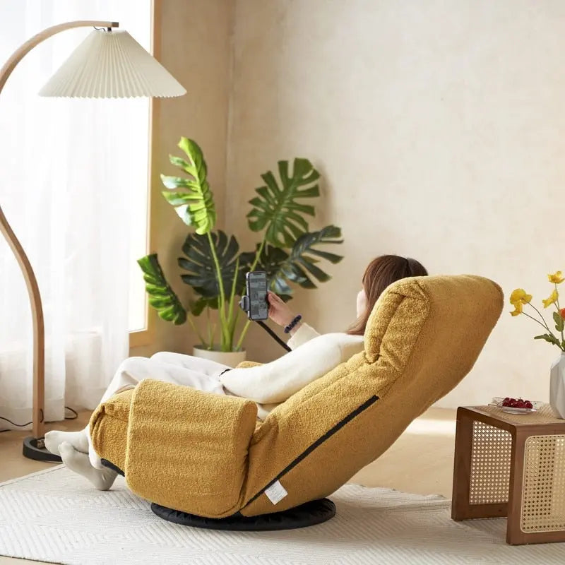 Chaise de jeu pivotante ergonomique inclinable