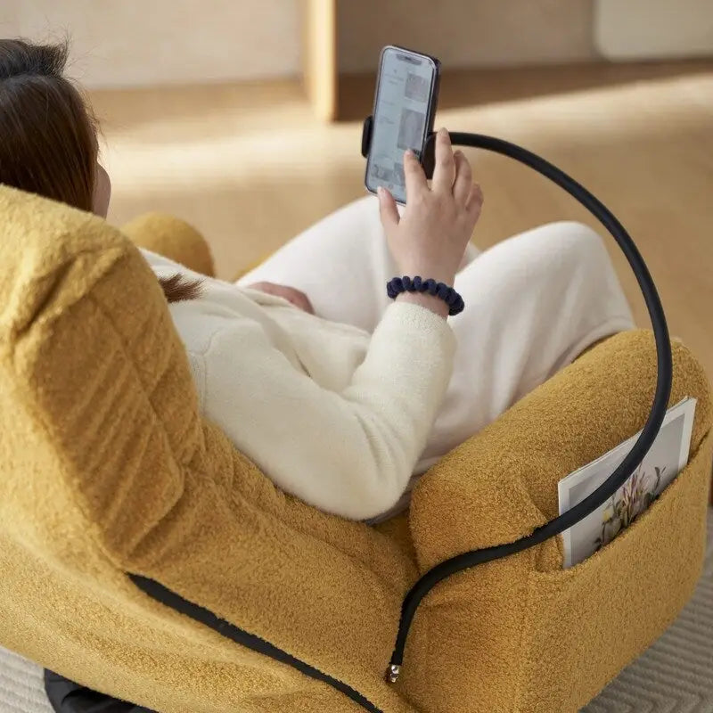Chaise de jeu pivotante ergonomique inclinable