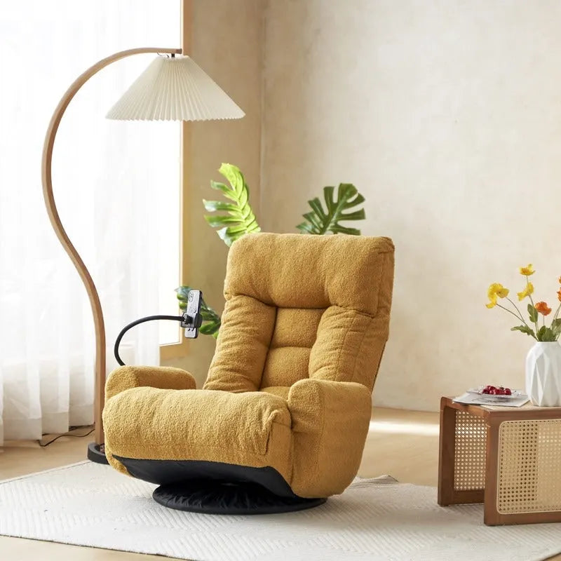 Chaise de jeu pivotante ergonomique inclinable