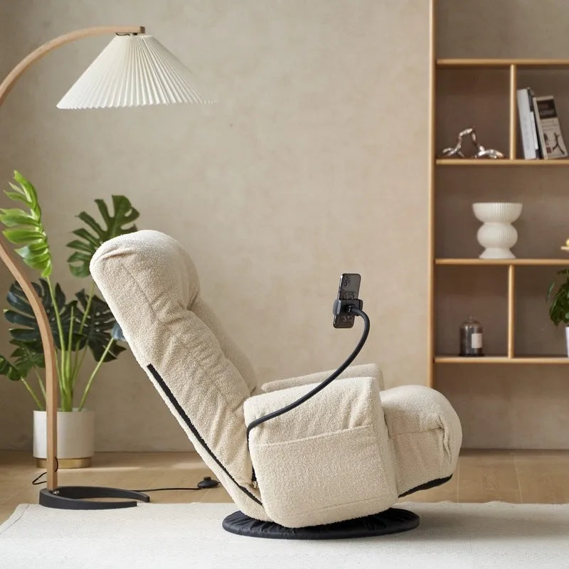 Chaise de jeu pivotante ergonomique inclinable