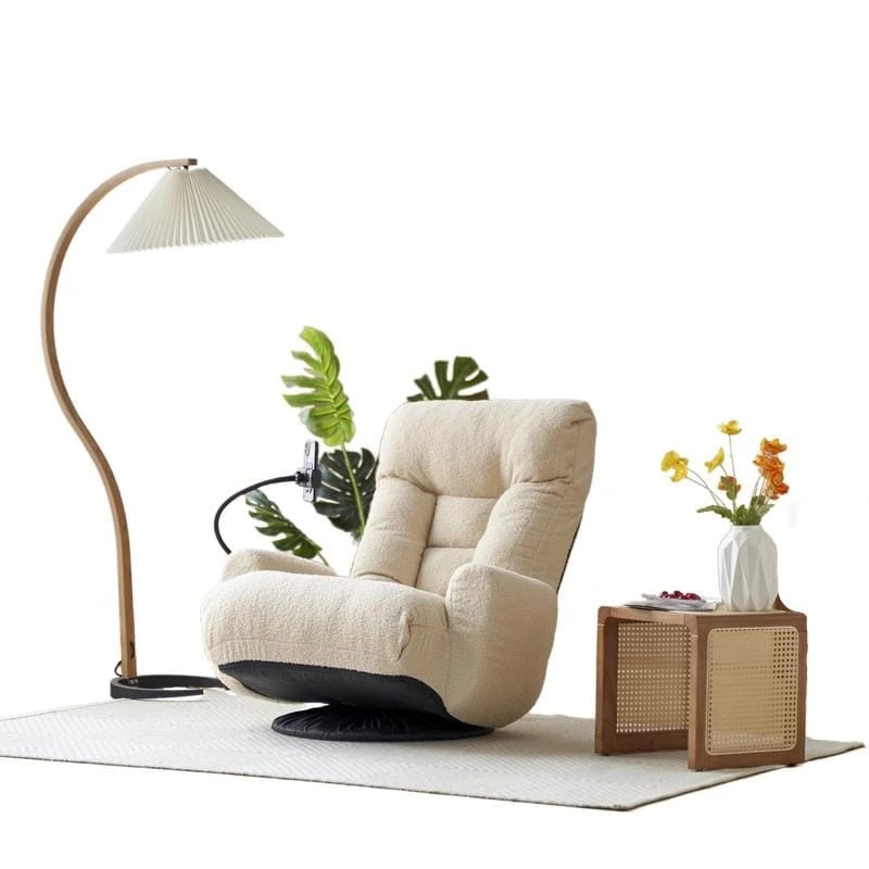 Chaise de jeu pivotante ergonomique inclinable