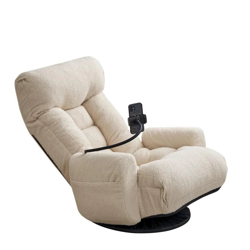 Chaise de jeu pivotante ergonomique inclinable