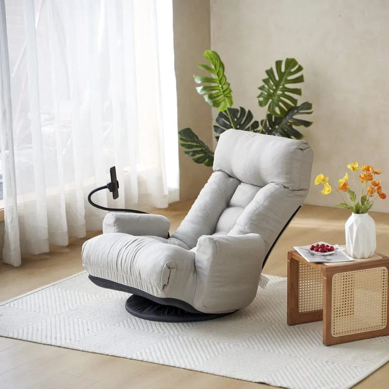 Chaise de jeu pivotante ergonomique inclinable