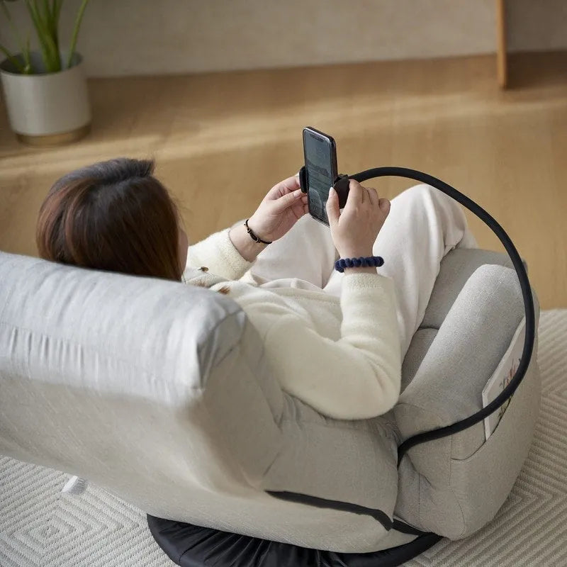 Chaise de jeu pivotante ergonomique inclinable