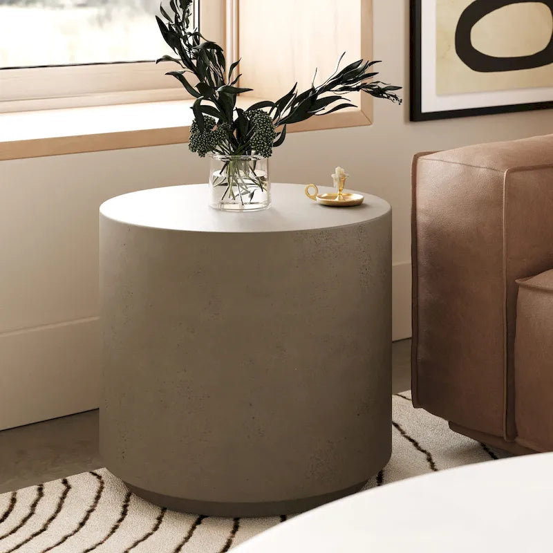 Modrest Morley Modern Round End Table