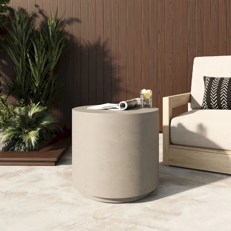 Table d'appoint ronde moderne