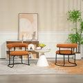 Lot de 2 chaises de salle à manger bouclettes Mid-Century Modern