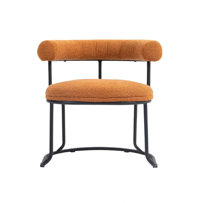 Lot de 2 chaises de salle à manger bouclettes Mid-Century Modern